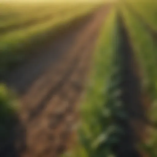 Fields of biofuel crops