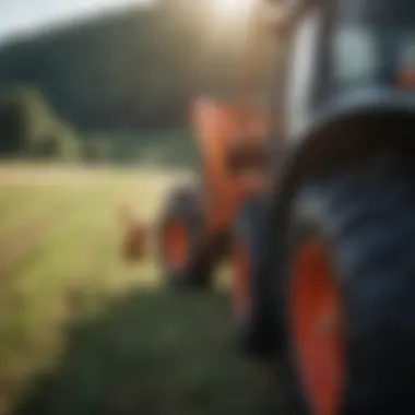 Maintenance of quick attach hay spear on Kubota tractor