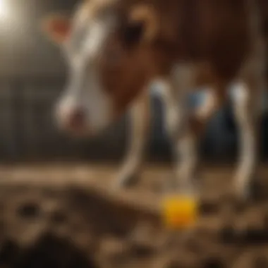 Diverse Pour-On Solutions Available Variety of pour-on solutions for livestock