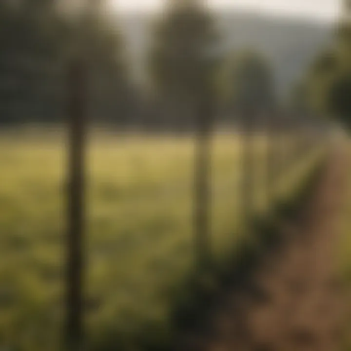 Installation techniques for single wire electric fences in agricultural settings.