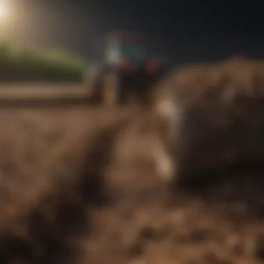 Healthy vs Unhealthy Soil Condition Comparison of healthy and unhealthy soil