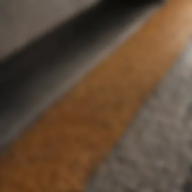 Close-up of textured surface of a wash stall mat