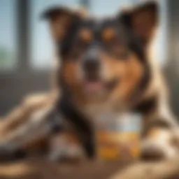 NexGard chewables packaging displayed with a dog